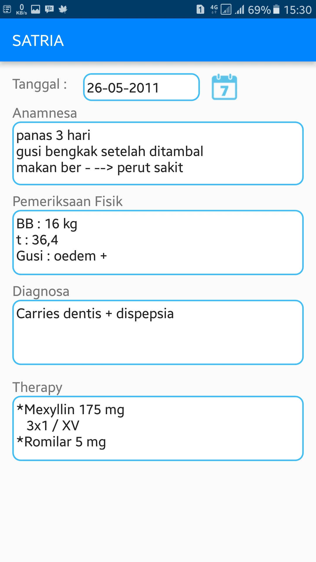 PasienQu - Data Pasien screenshot